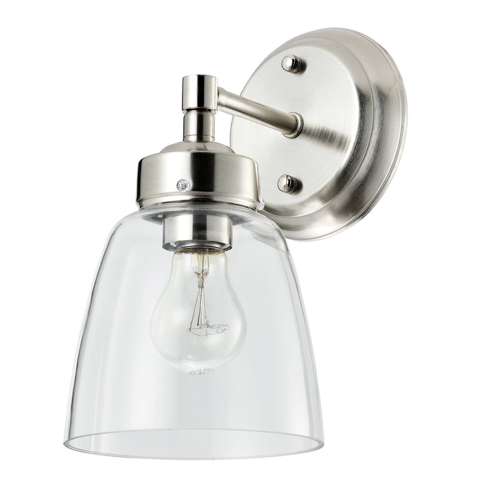Varaluz Helena 341B01SN Wall Sconce Light - Satin Nickel