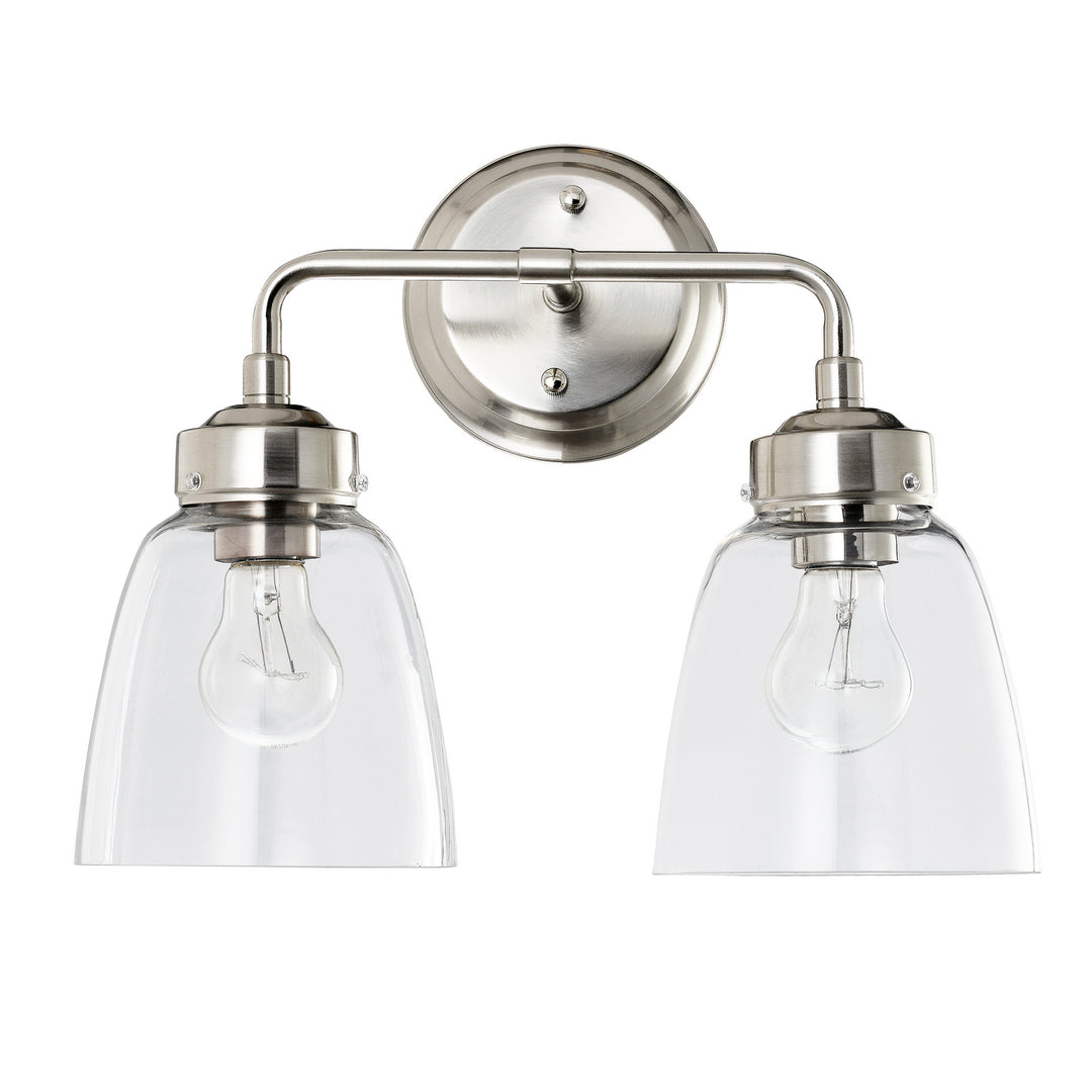 Varaluz Helena 341B02SN Wall Sconce Light - Satin Nickel
