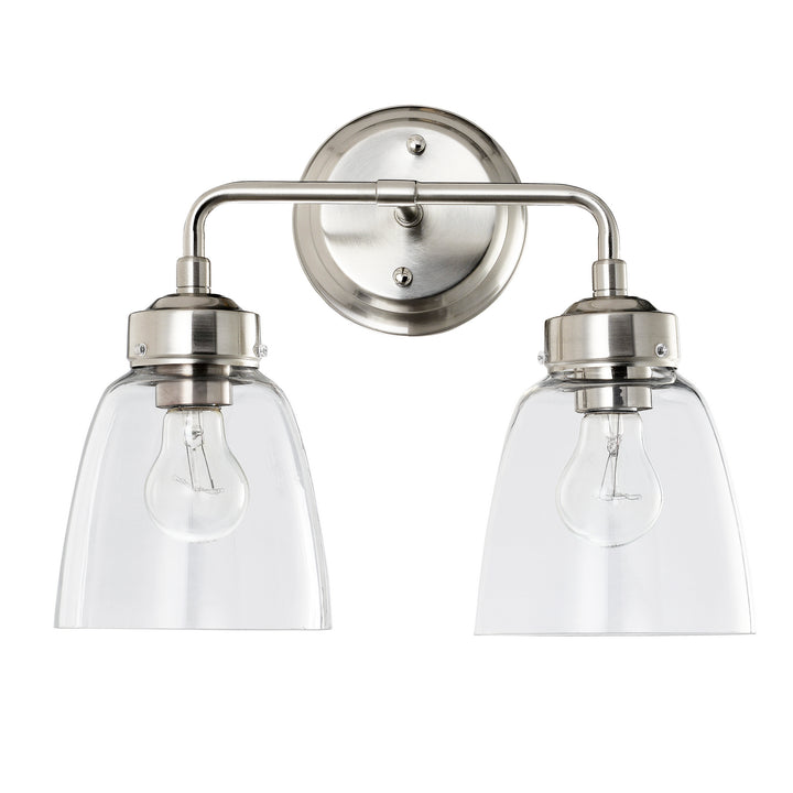 Varaluz Helena 341B02SN Wall Sconce Light - Satin Nickel