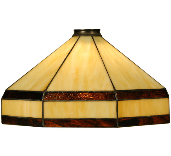 Meyda Tiffany Lighting 98275 Topridge Shade Lamp Shade Two-Tone