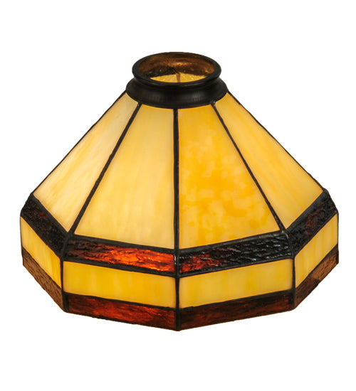 Meyda Tiffany Lighting 98279 Wagon Wheel Shade Lamp Shade Two-Tone