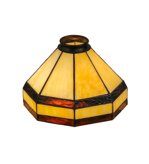 Meyda Tiffany Lighting 98279 Wagon Wheel Shade Lamp Shade Two-Tone