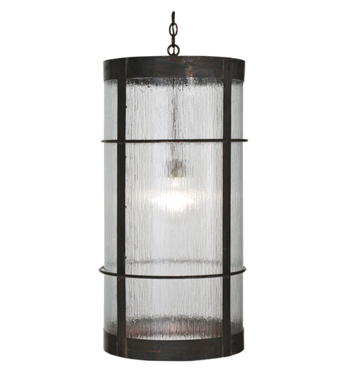 Meyda Tiffany Lighting 98314 Villa One Light Pendant Outdoor Bronze / Dark