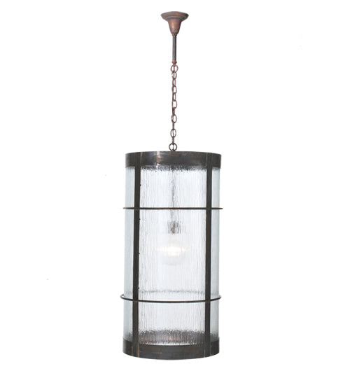 Meyda Tiffany Lighting 98314 Villa One Light Pendant Outdoor Bronze / Dark