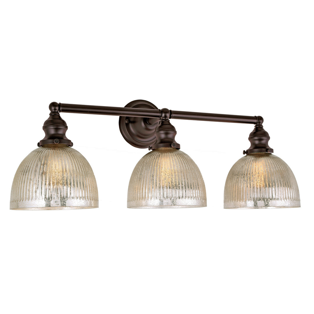 JVI Designs Union Square 1212-08 S5-MP Bath Vanity Light 27 in. wide - Oil Rubbed Bronze