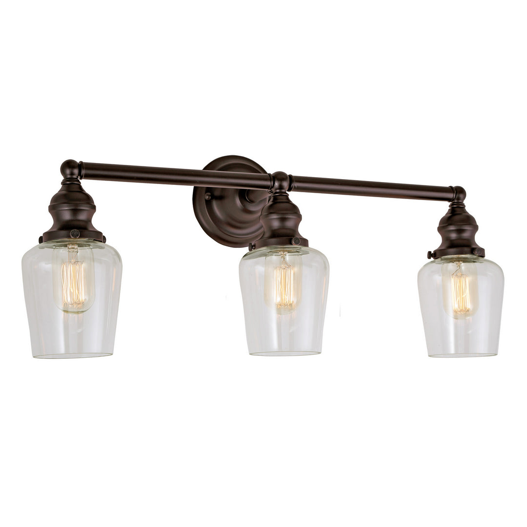 JVI Designs Union Square 1212-08 S9 Bath Vanity Light 24 in. wide - Oil Rubbed Bronze