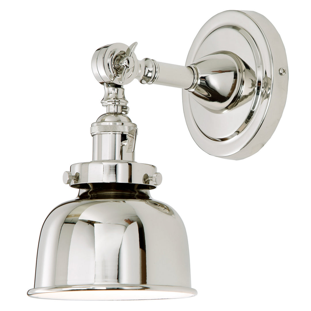 JVI Designs Soho 1251-15 M2 Wall Light - Polished Nickel