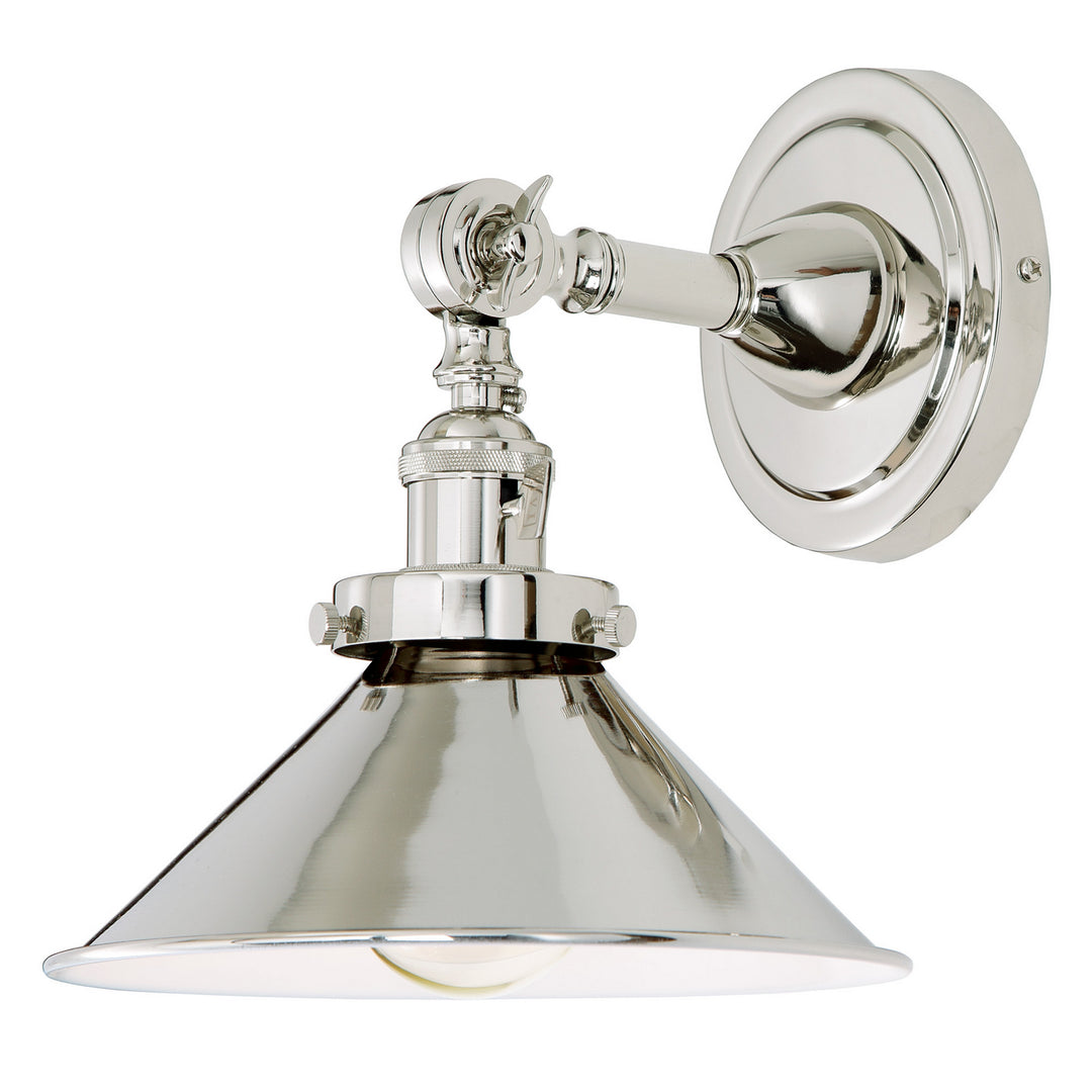 JVI Designs Soho 1251-15 M3 Wall Light - Polished Nickel