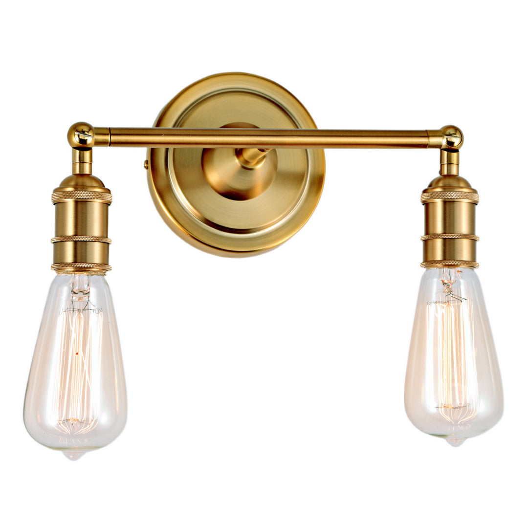 JVI Designs Soho 1252-10 Bath Vanity Light 11 in. wide - Satin Brass