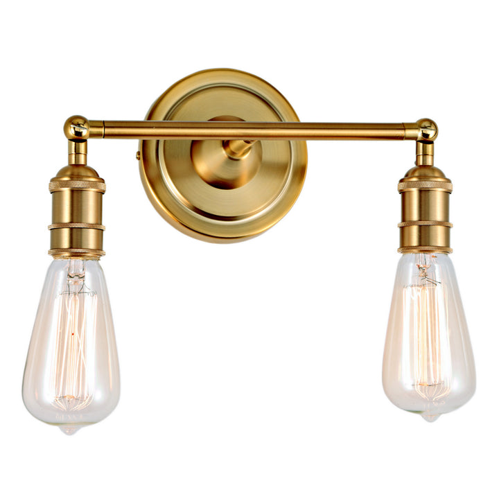 JVI Designs Soho 1252-10 Bath Vanity Light 11 in. wide - Satin Brass