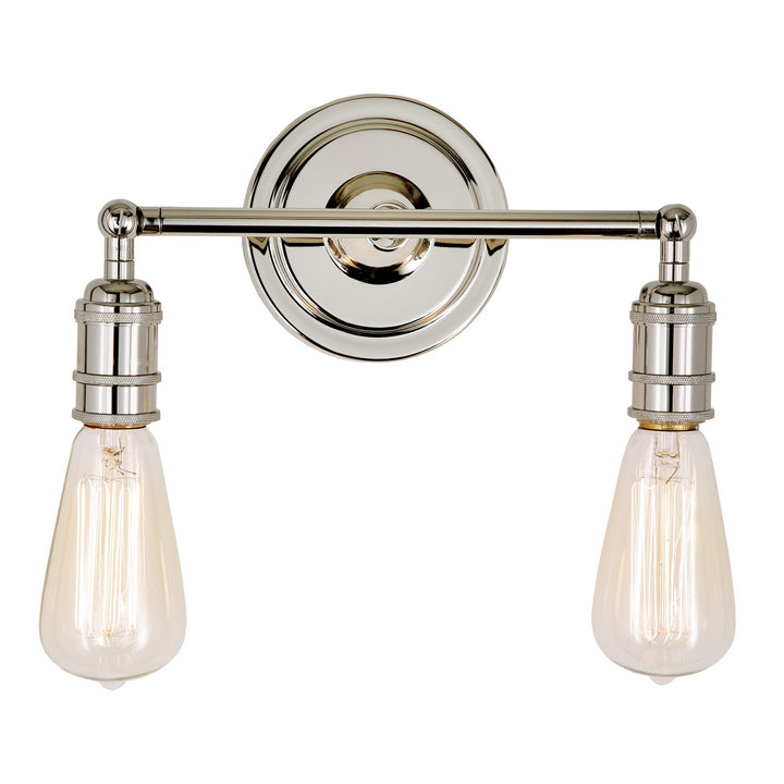 JVI Designs Soho 1252-15 Bath Vanity Light 11 in. wide - Polished Nickel