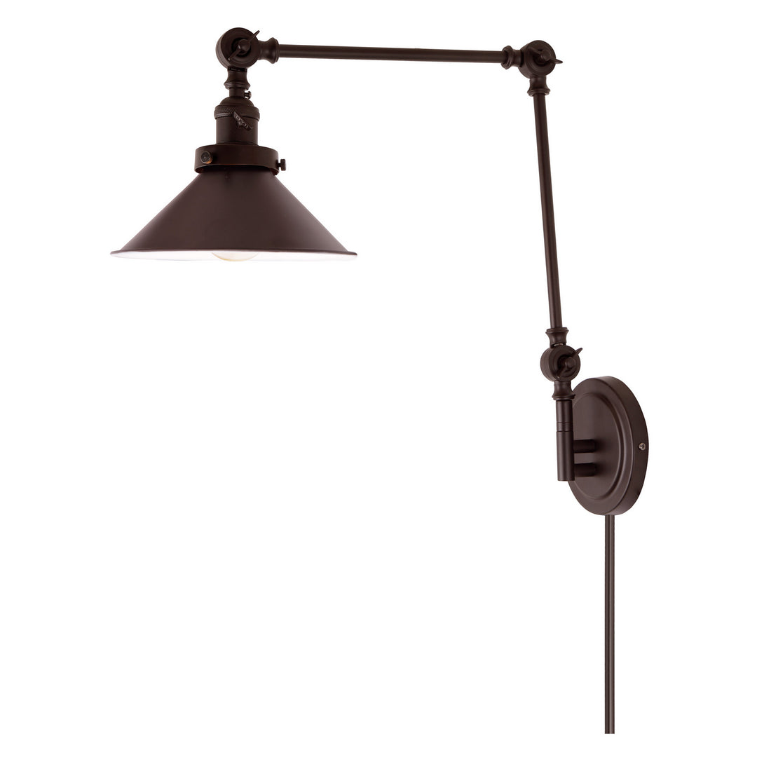 Jvi Designs Lighting 1257-08 M3 Soho One Light Swing Arm Wall Sconce Lamp Bronze / Dark