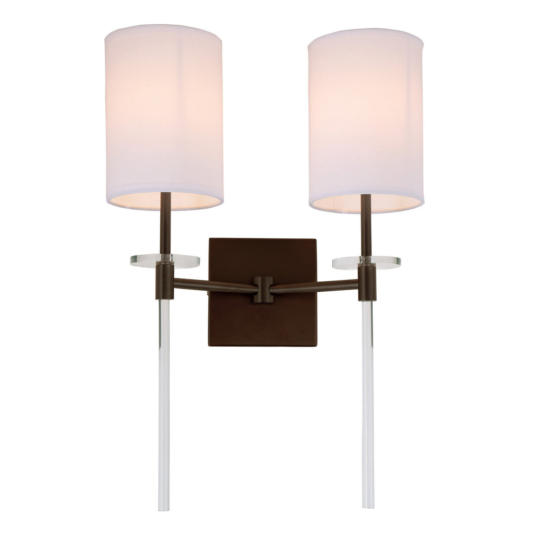 JVI Designs Sutton 1262-08 Wall Light - Oil Rubbed Bronze