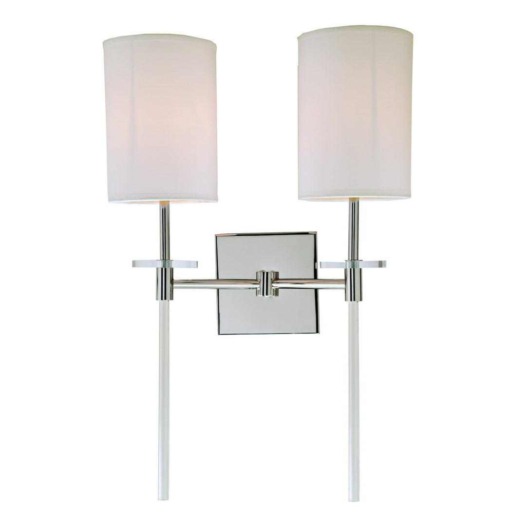 JVI Designs Sutton 1262-15 Wall Light - Polished Nickel