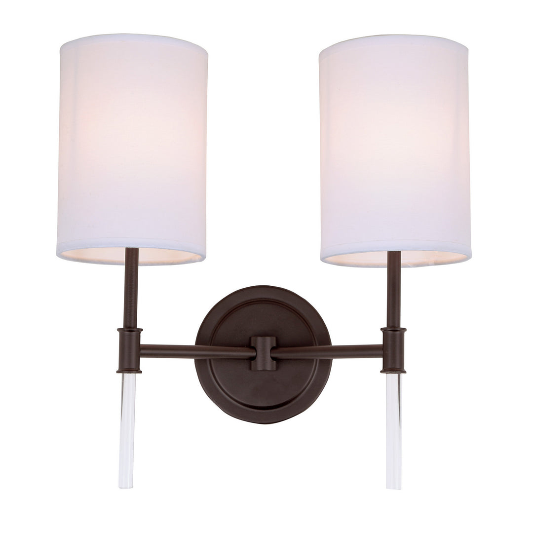 JVI Designs Hudson 1266-08 Wall Light - Oil Rubbed Bronze