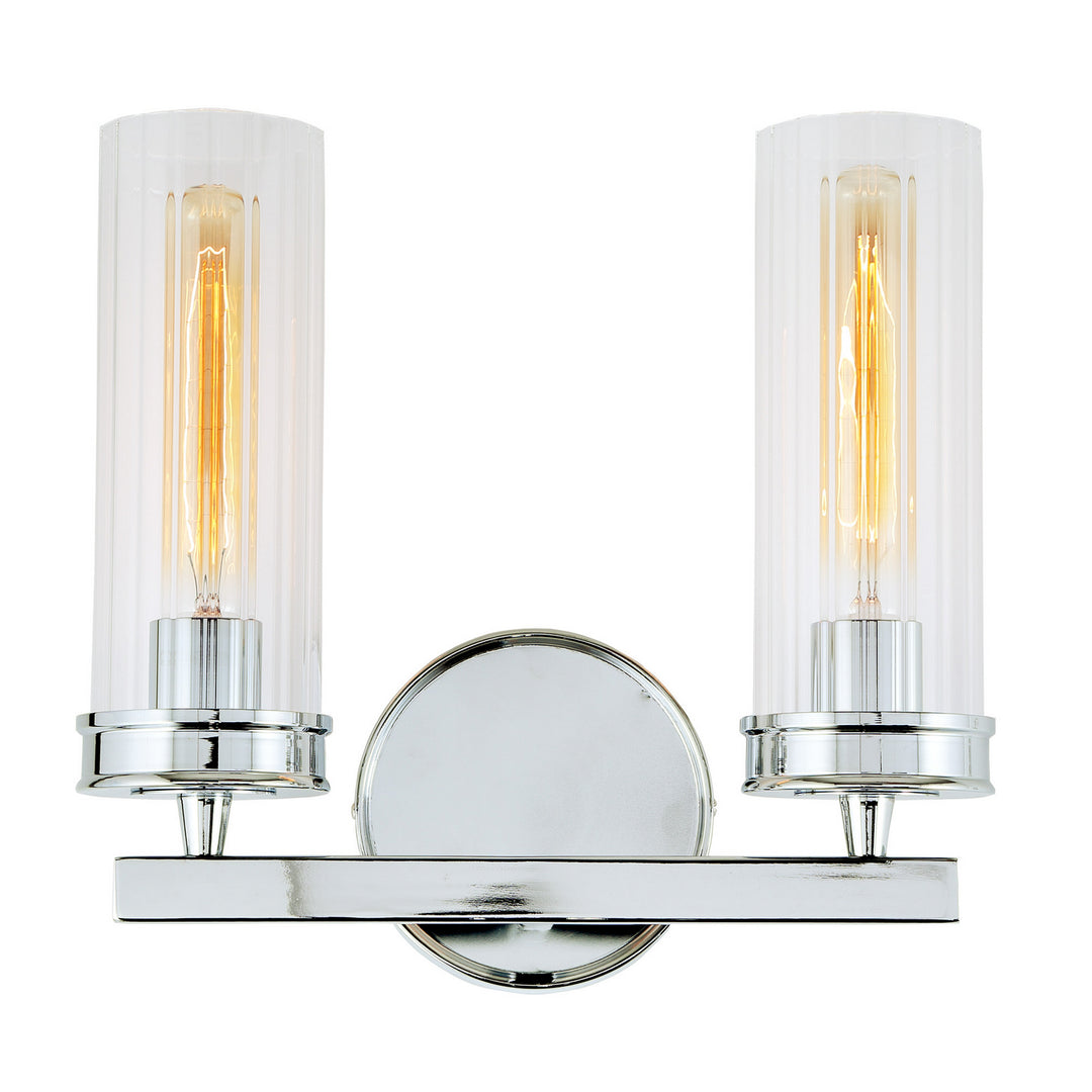 JVI Designs Hamilton 422-06 Bath Vanity Light 13 in. wide - Polished Chrome
