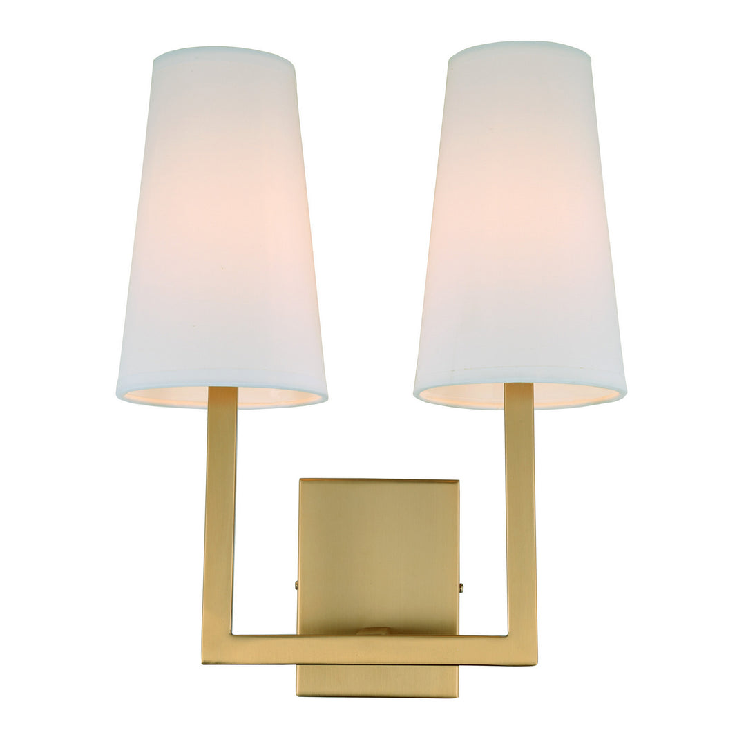 JVI Designs Sullivan 432-10 Wall Light - Satin Brass