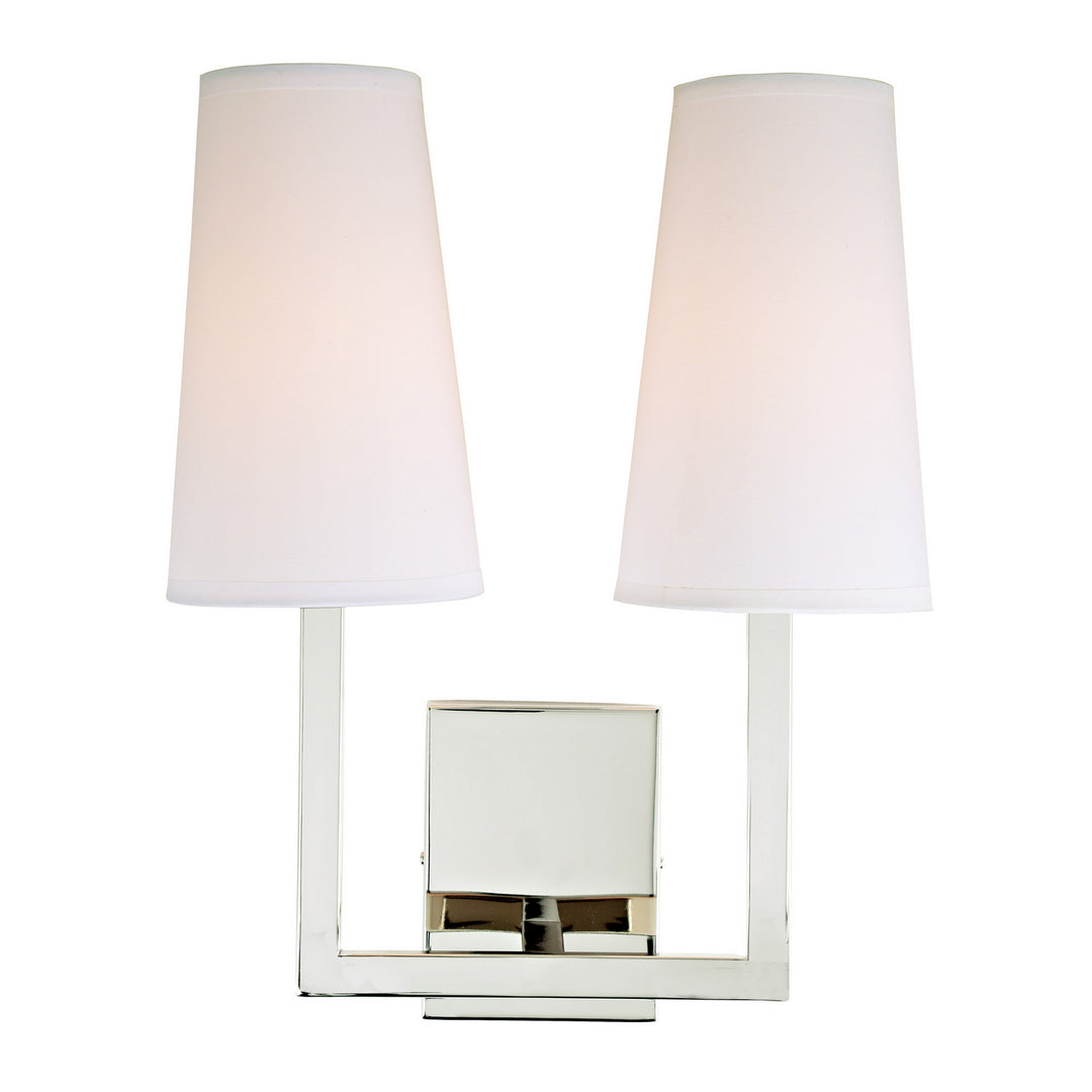 JVI Designs Sullivan 432-15 Wall Light - Polished Nickel