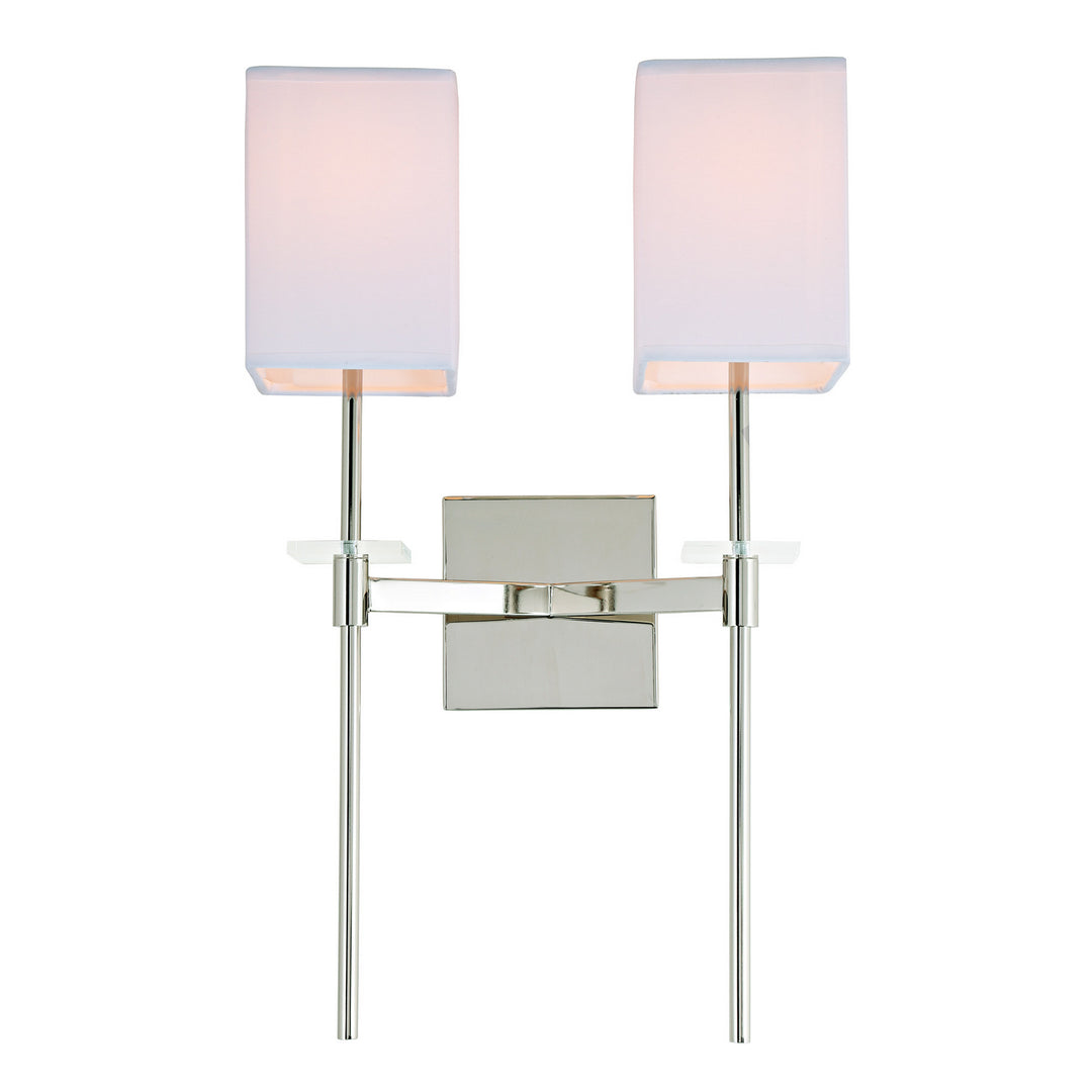 JVI Designs Marcus 442-15 Wall Light - Polished Nickel