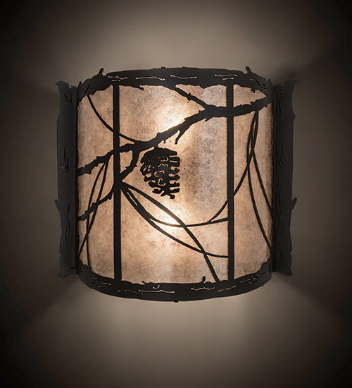 Meyda Tiffany Whispering Pines 98413 Wall Light - Timeless Bronze