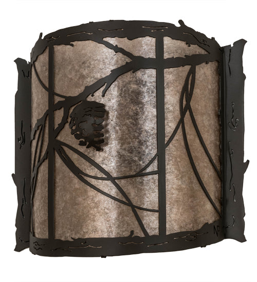 Meyda Tiffany Whispering Pines 98413 Wall Light - Timeless Bronze