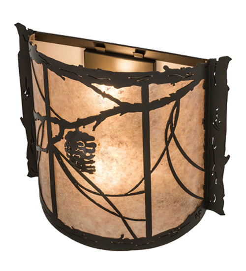 Meyda Tiffany Whispering Pines 98413 Wall Light - Timeless Bronze