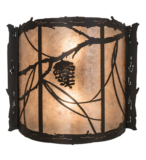 Meyda Tiffany Whispering Pines 98413 Wall Light - Timeless Bronze