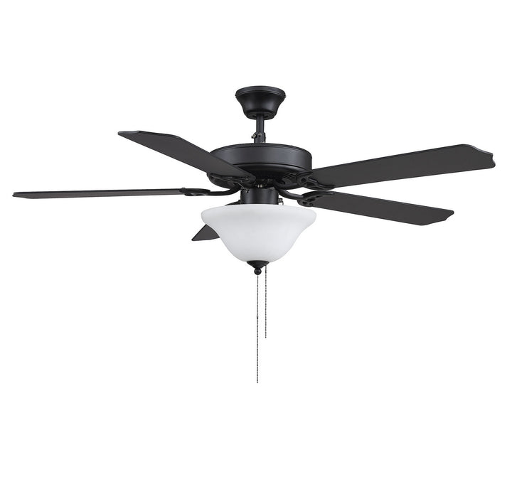 Meridian First Value M2018MBKRV Ceiling Fan 52 - Matte Black, Matte Black/