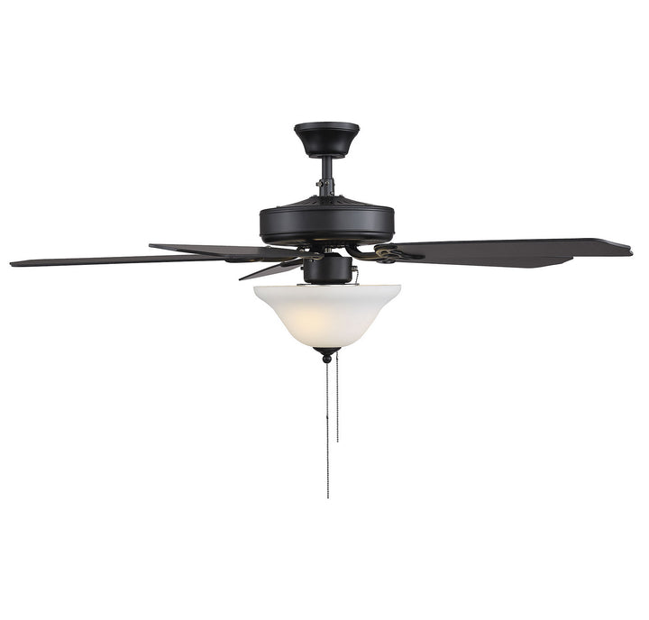 Meridian First Value M2018MBKRV Ceiling Fan 52 - Matte Black, Matte Black/