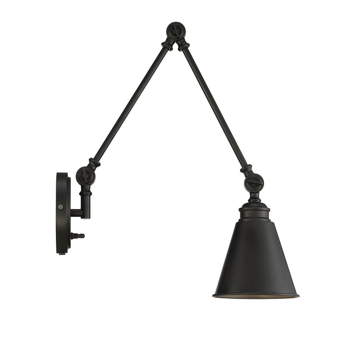 Savoy House Lighting 9-961CP-1-89  Morland Lamp Matte Black