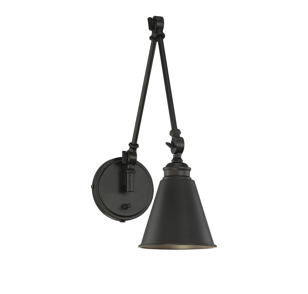 Savoy House Lighting 9-961CP-1-89  Morland Lamp Matte Black