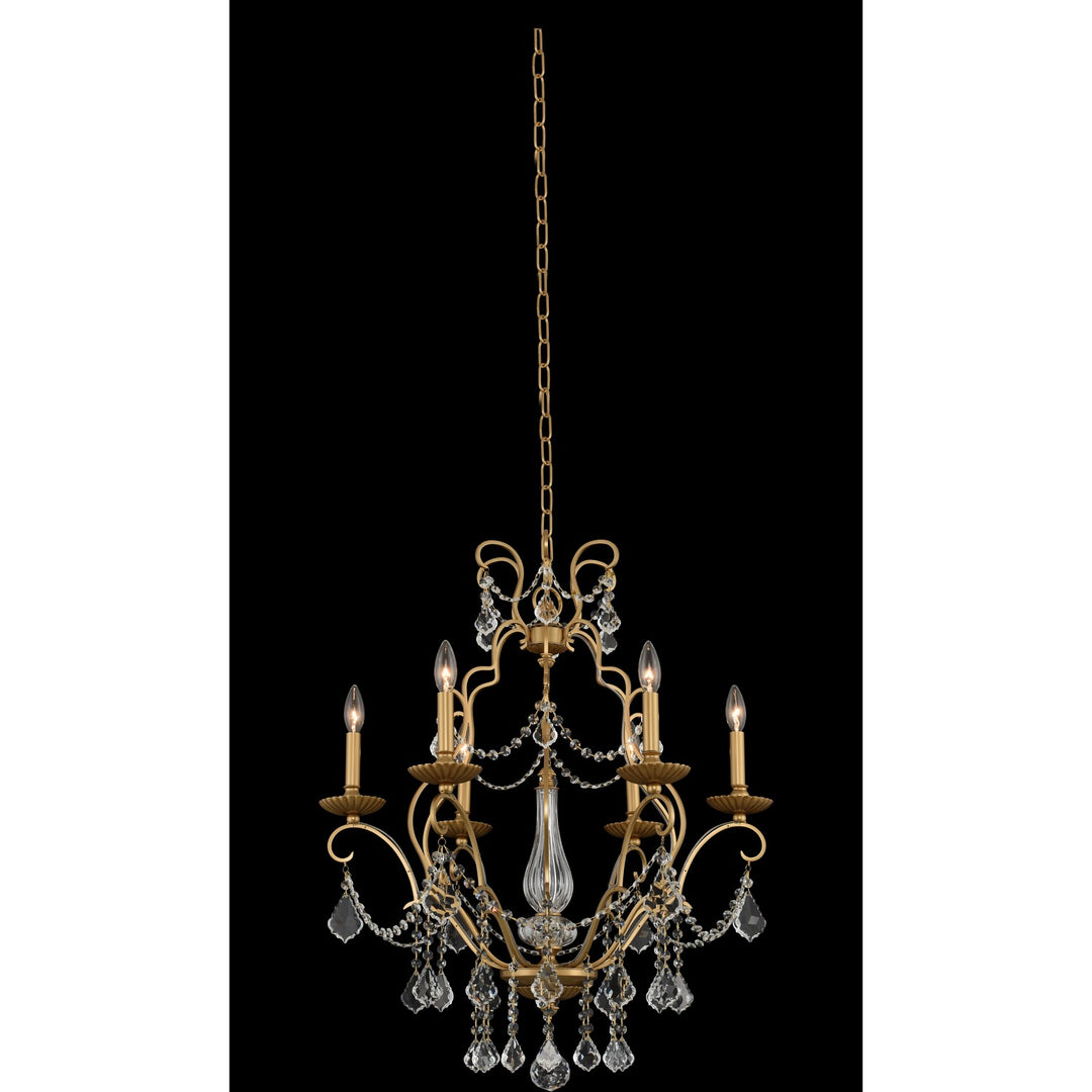 Allegri Elise 027470-047-FR001 Chandelier Light - Gold Patina