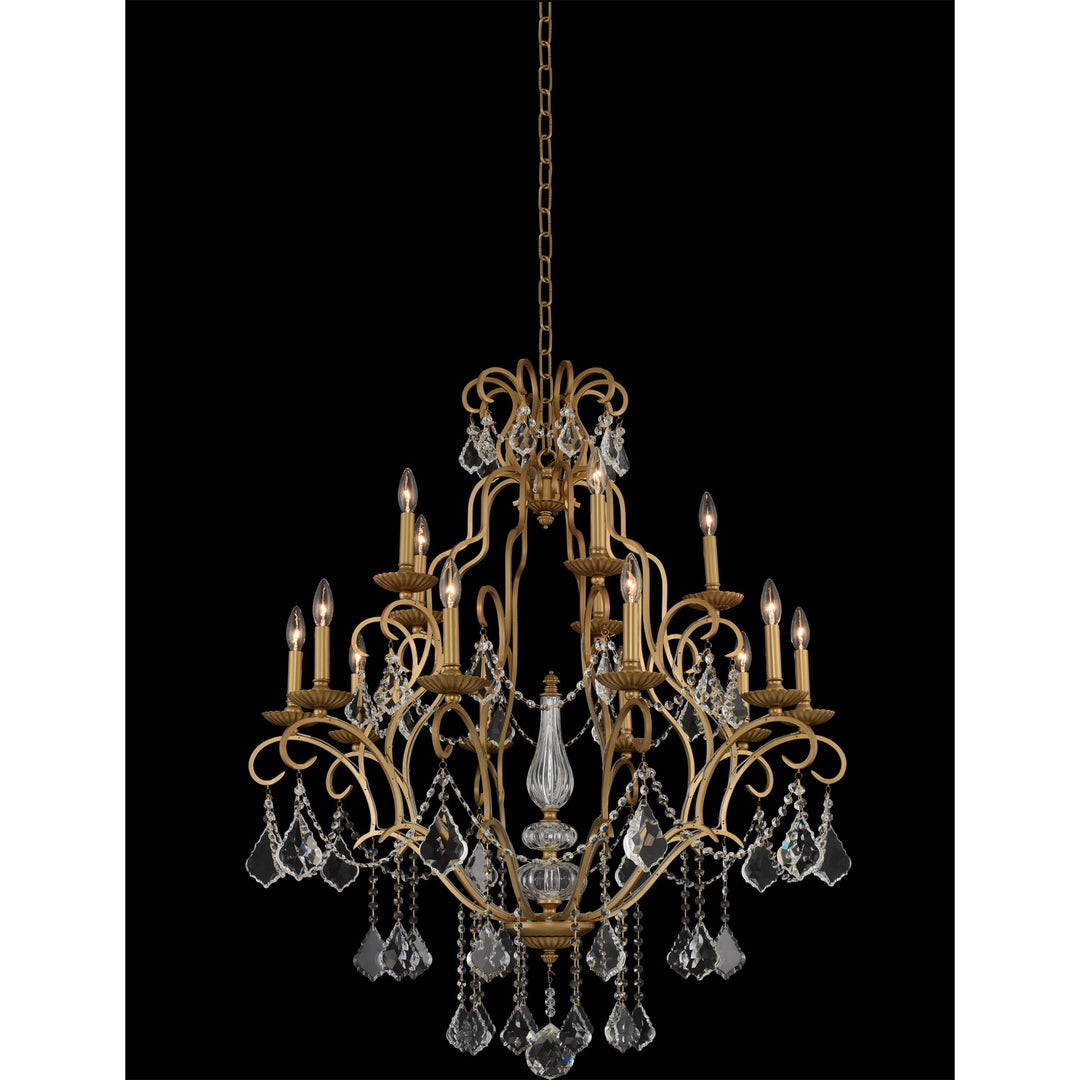 Allegri Elise 027473-047-FR001 Chandelier Light - Gold Patina