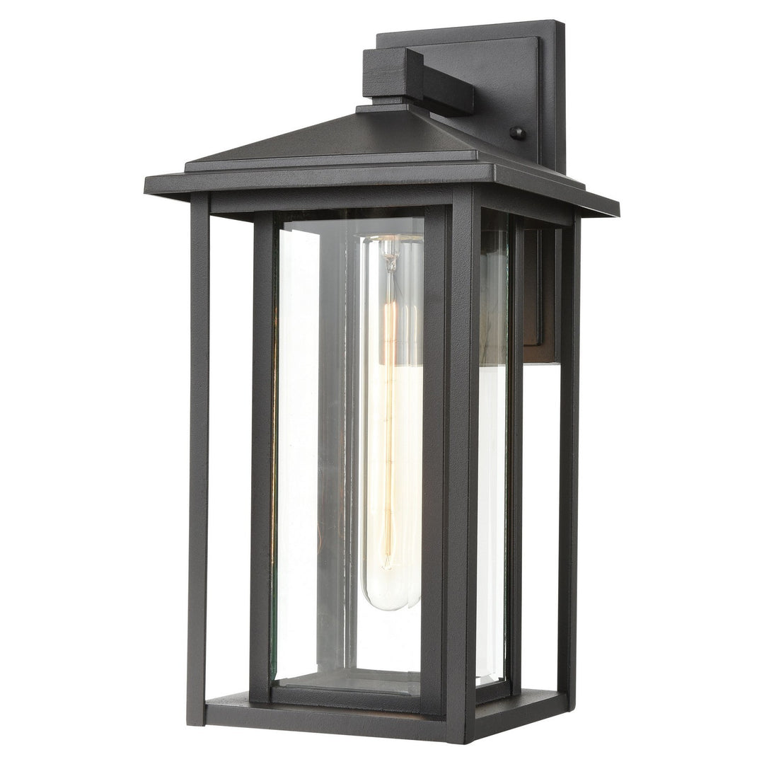 Elk Lighting 87133/1  Solitude Outdoor Matte Black
