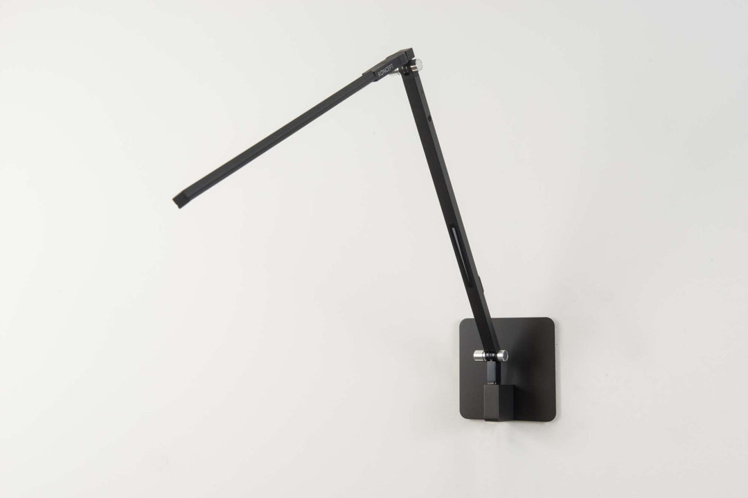 Koncept Lighting AR1000-CD-MBK-HWS Modern Z-Bar Lamp Metallic Black