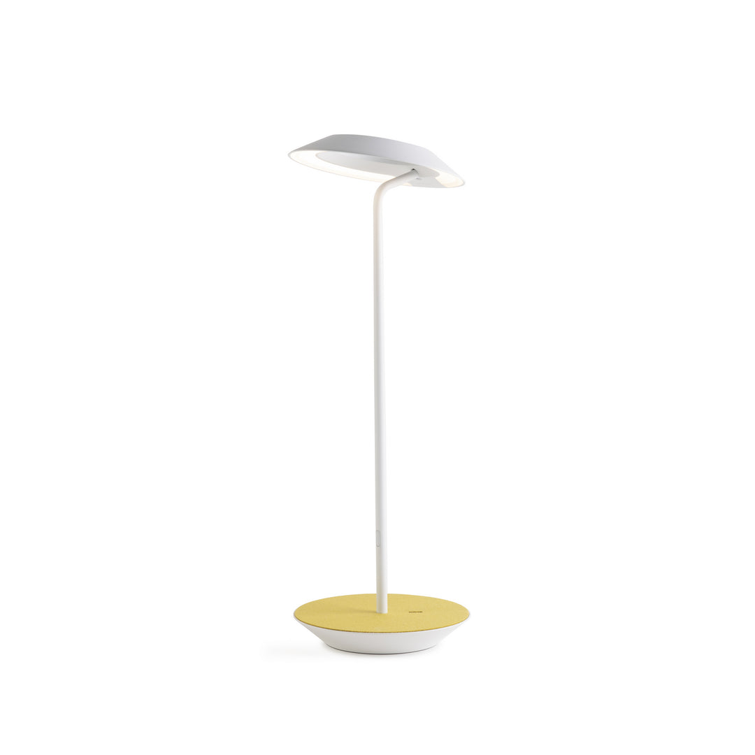 Koncept Lighting RYO-SW-MWT-HDF-DSK Modern Royyo Lamp Matte White, Honeydew Base Plate