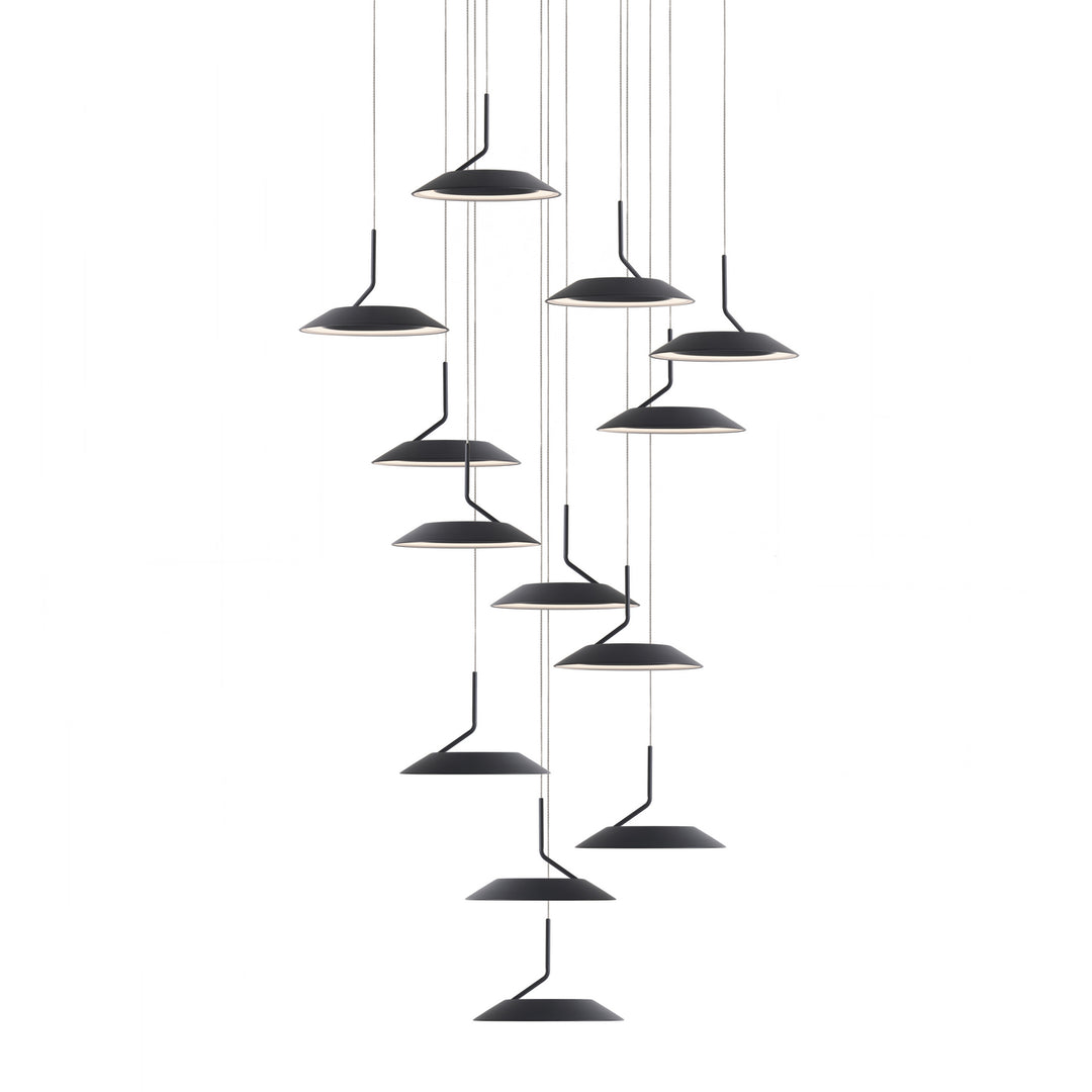 Koncept Royyo RYP-C13-SW-MTB Chandelier Light - Matte Black
