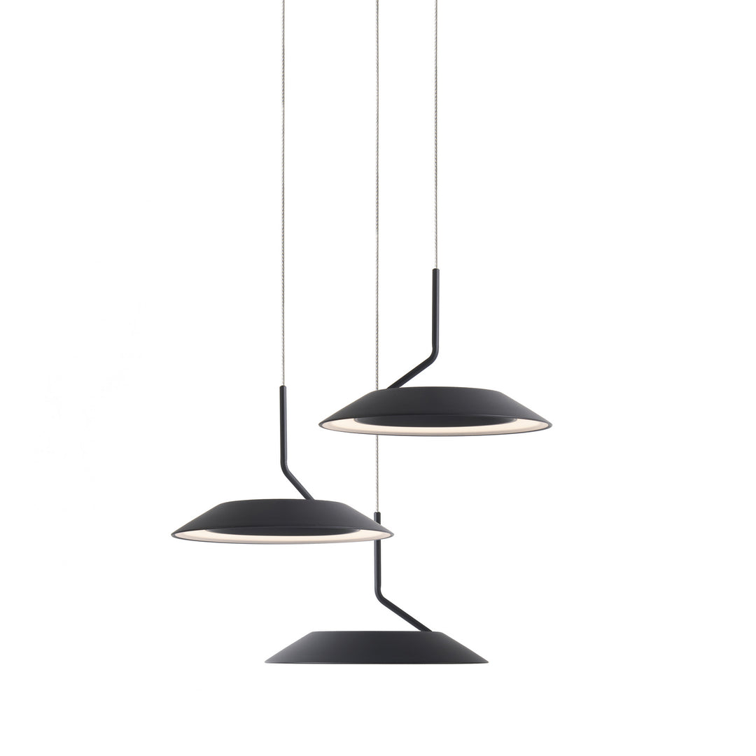 Koncept Royyo RYP-C3-SW-MTB Chandelier Light - Matte Black