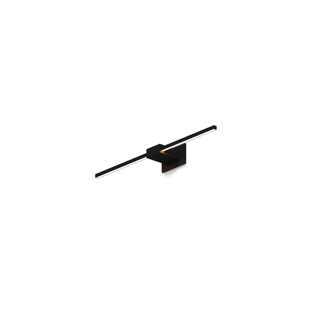 Koncept Z-Bar ZBW-24-4-CM-SW-MTB Wall Sconce Light - Matte Black