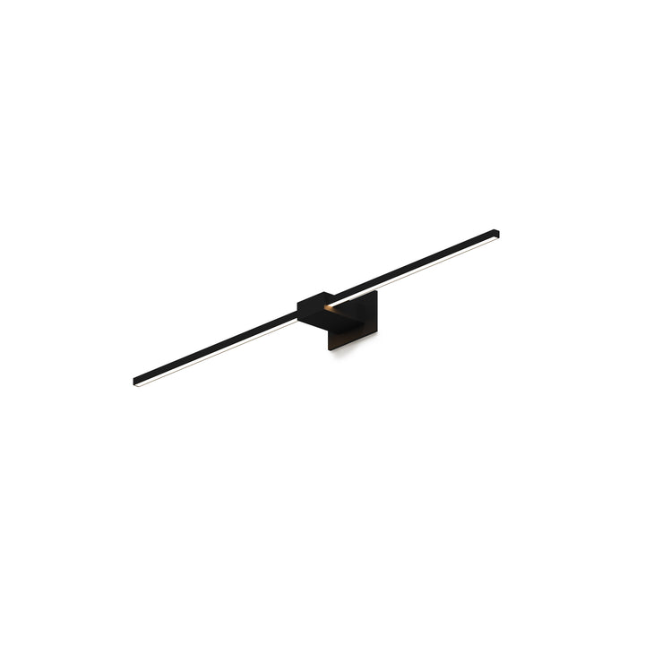 Koncept Z-Bar ZBW-36-4-CM-SW-MTB Wall Sconce Light - Matte Black