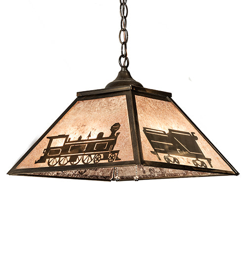 Meyda Tiffany Train 98688 Pendant Light - Antique Copper