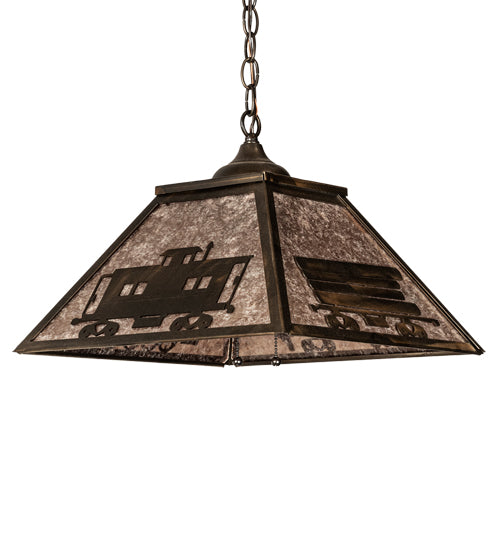 Meyda Tiffany Train 98688 Pendant Light - Antique Copper