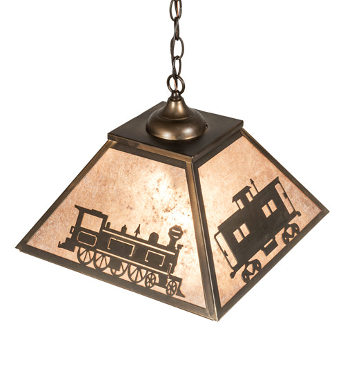 Meyda Tiffany Train 98688 Pendant Light - Antique Copper