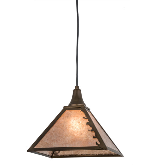 Meyda Tiffany Leaf Edge 98719 Pendant Light - Antique Copper