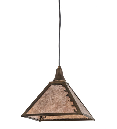 Meyda Tiffany Leaf Edge 98719 Pendant Light - Antique Copper