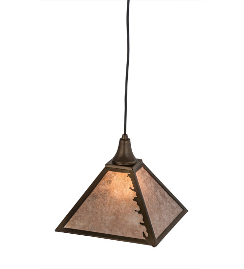 Meyda Tiffany Leaf Edge 98719 Pendant Light - Antique Copper