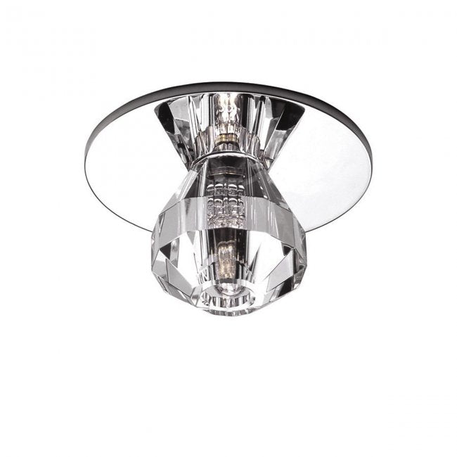 Wac Lighting DR-362LED-CL/CH Modern Beauty Spot Utility Light Clear/Chrome