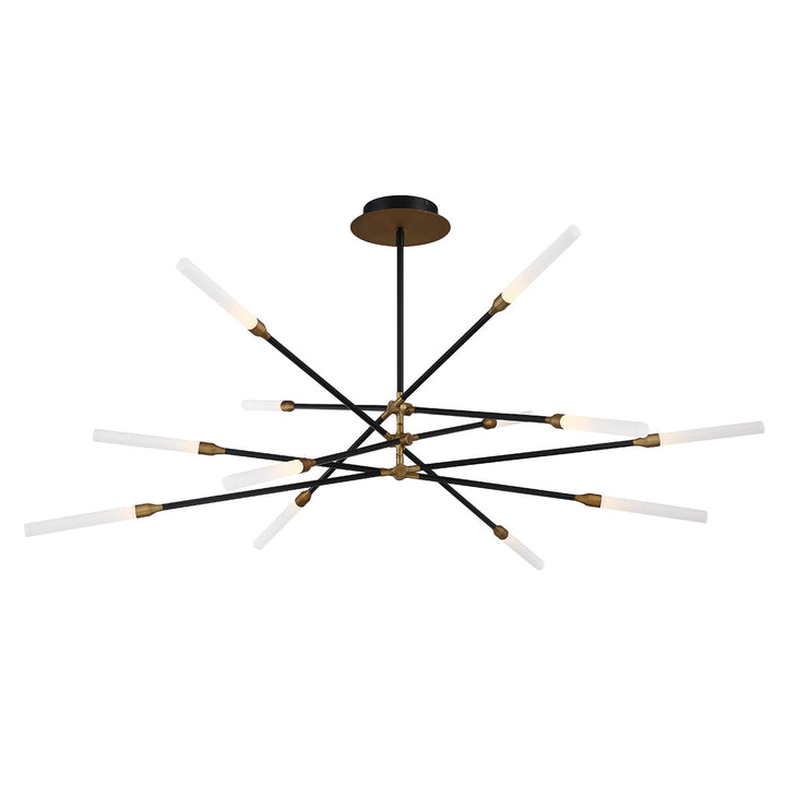 WAC Houdini PD-55912-BK/AB Chandelier Light - Black/Aged Brass