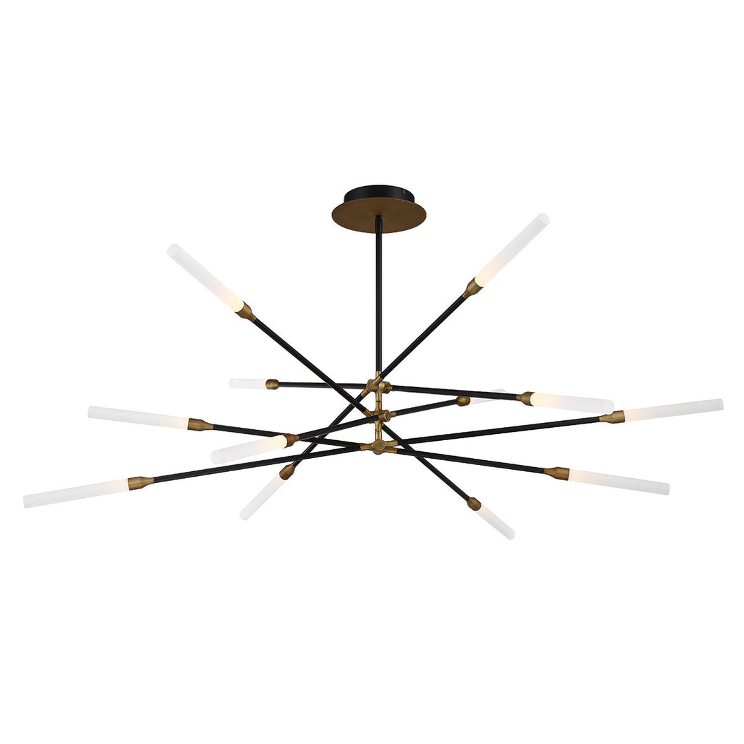 WAC Houdini PD-55912-BK/AB Chandelier Light - Black/Aged Brass