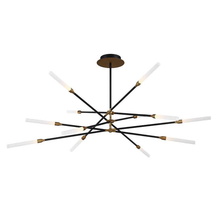 WAC Houdini PD-55912-BK/AB Chandelier Light - Black/Aged Brass